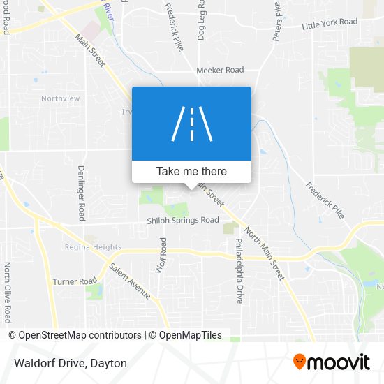 Mapa de Waldorf Drive