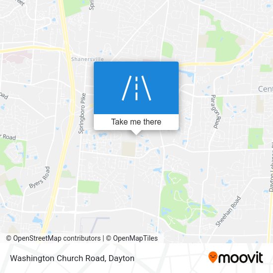 Washington Church Road map
