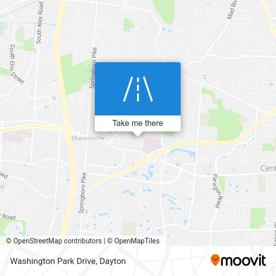 Washington Park Drive map