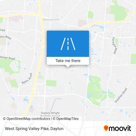 West Spring Valley Pike map