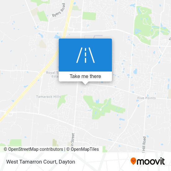 West Tamarron Court map
