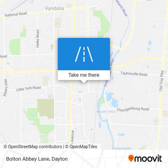 Mapa de Bolton Abbey Lane