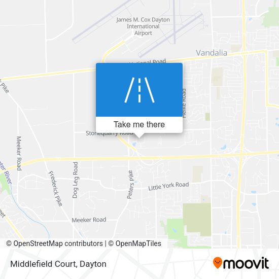 Mapa de Middlefield Court