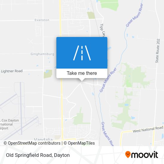 Old Springfield Road map