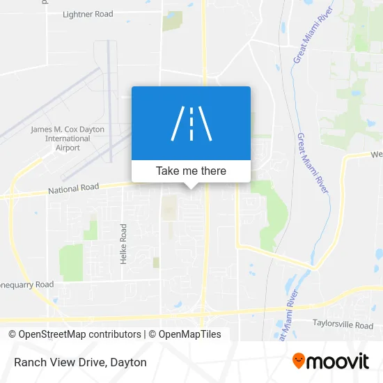 Ranch View Drive map