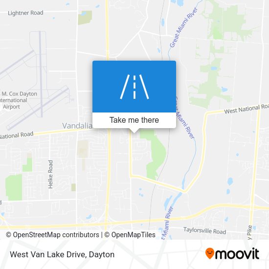 West Van Lake Drive map