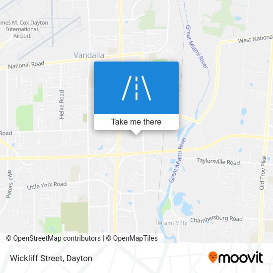 Mapa de Wickliff Street