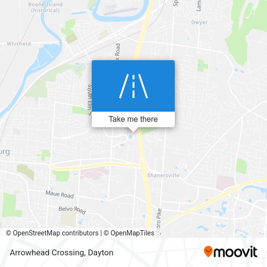 Mapa de Arrowhead Crossing