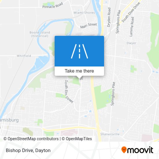 Mapa de Bishop Drive