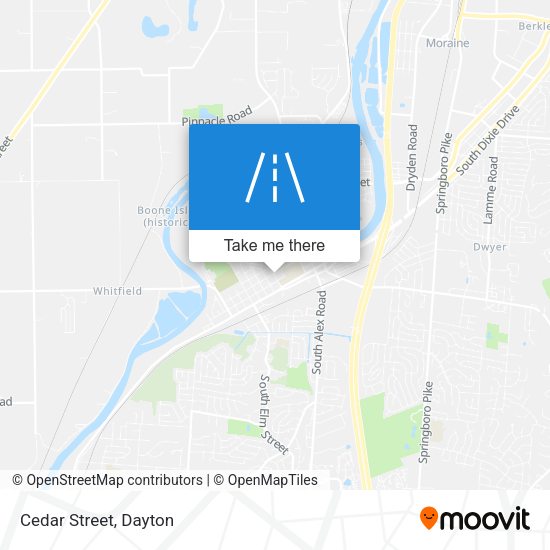 Mapa de Cedar Street