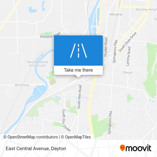East Central Avenue map