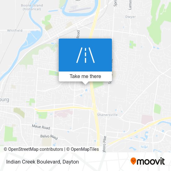 Indian Creek Boulevard map