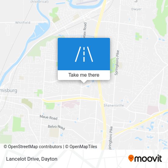 Lancelot Drive map