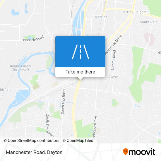 Manchester Road map