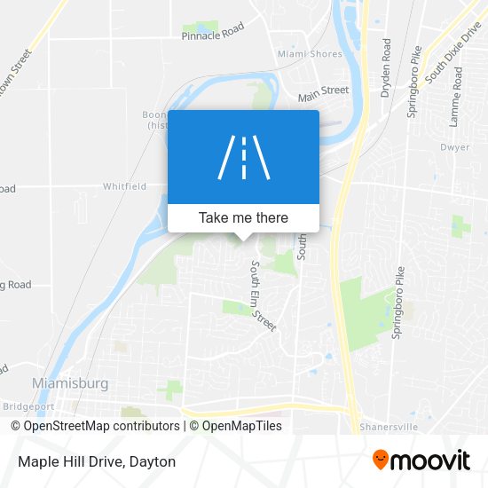 Mapa de Maple Hill Drive