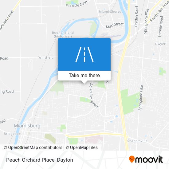 Peach Orchard Place map