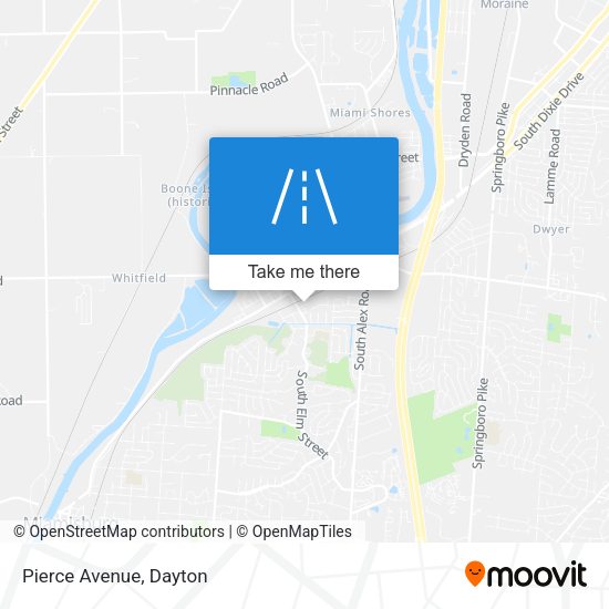 Mapa de Pierce Avenue