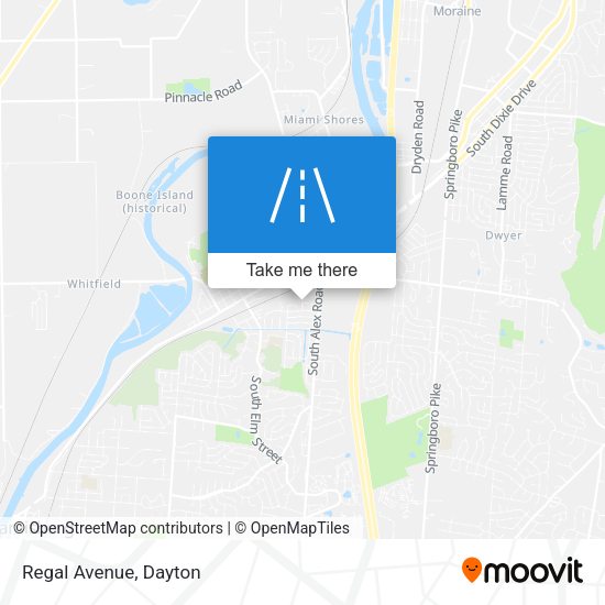 Regal Avenue map