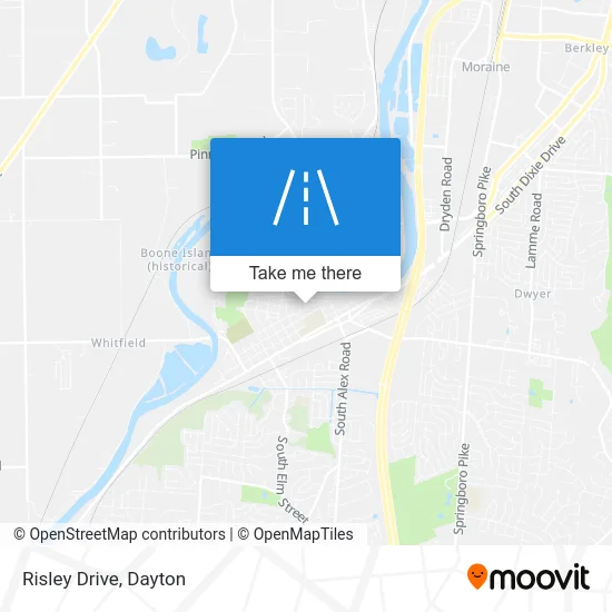 Risley Drive map