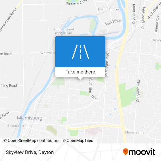 Skyview Drive map