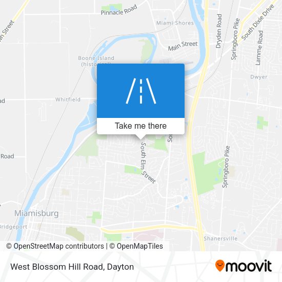 Mapa de West Blossom Hill Road