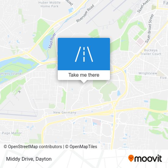 Middy Drive map