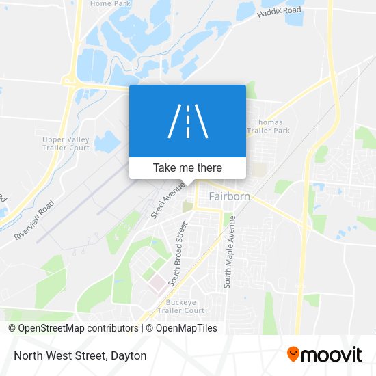Mapa de North West Street