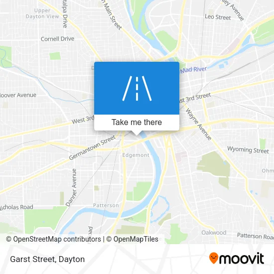 Garst Street map