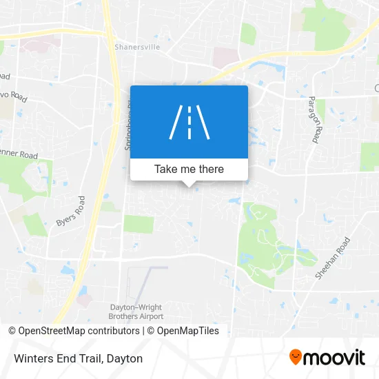 Winters End Trail map
