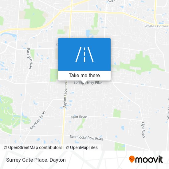 Surrey Gate Place map