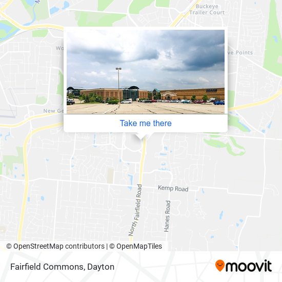 Fairfield Commons map