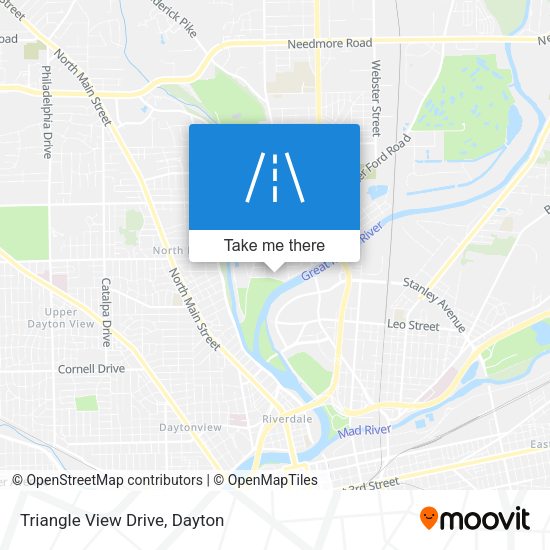 Triangle View Drive map