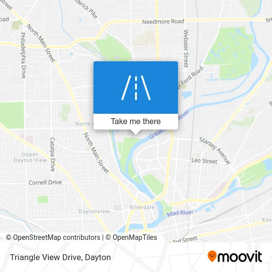 Triangle View Drive map