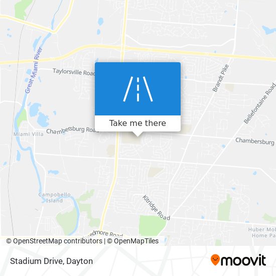 Stadium Drive map