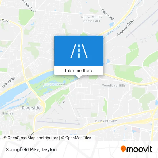 Springfield Pike map