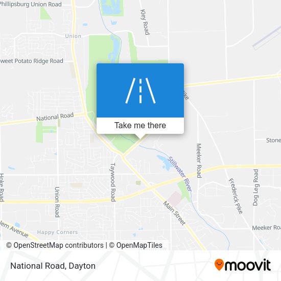 Mapa de National Road