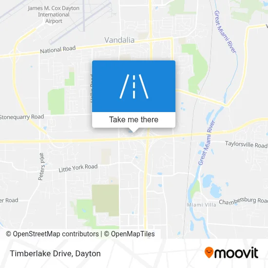 Timberlake Drive map