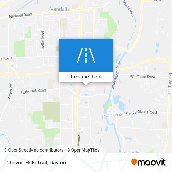 Mapa de Chevoit Hills Trail