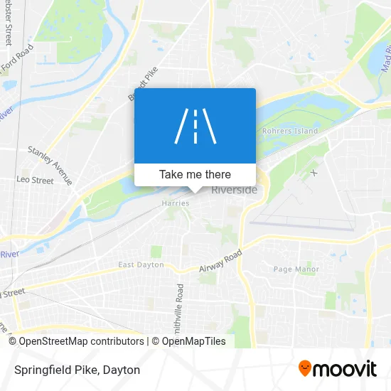 Springfield Pike map