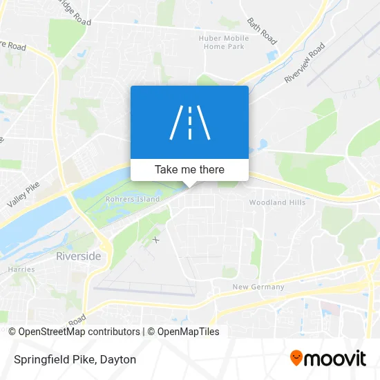 Springfield Pike map