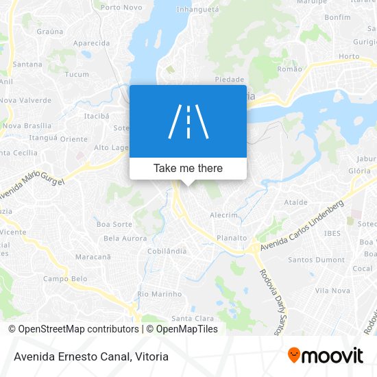 Avenida Ernesto Canal map
