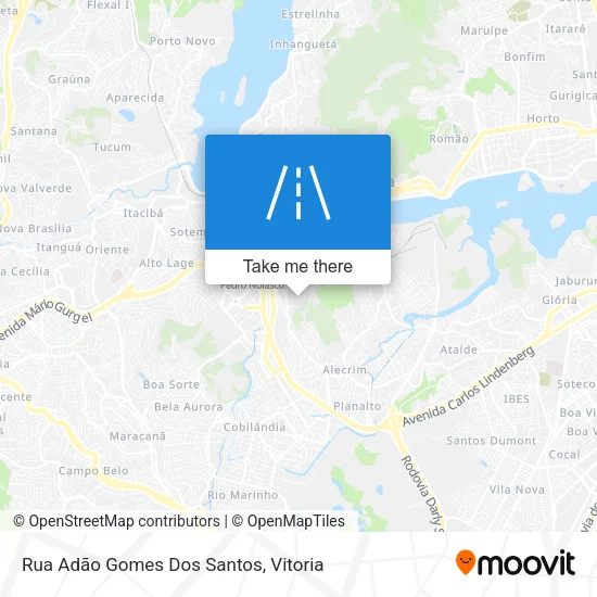 Rua Adão Gomes Dos Santos map