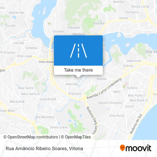 Rua Amâncio Ribeiro Soares map
