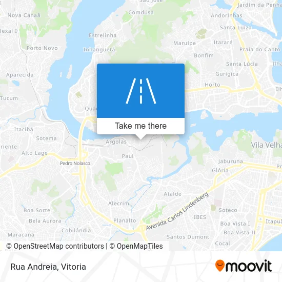 Rua Andreia map
