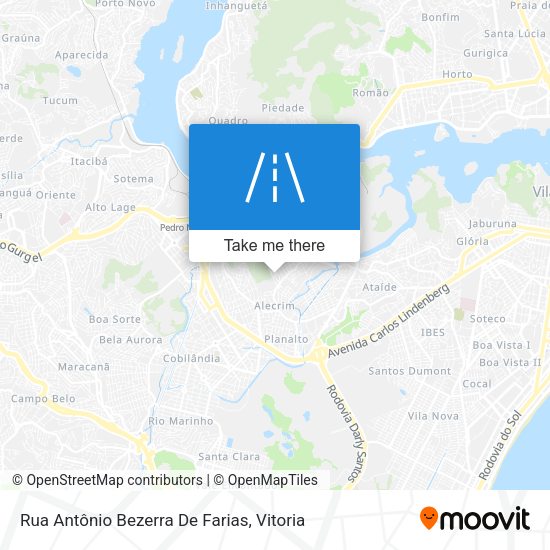Rua Antônio Bezerra De Farias map