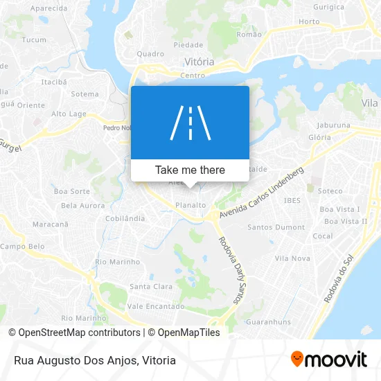 Rua Augusto Dos Anjos map