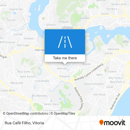 Rua Café Filho map