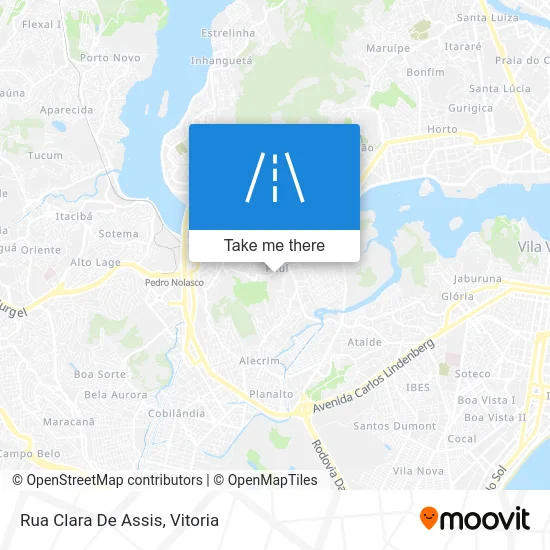 Rua Clara De Assis map