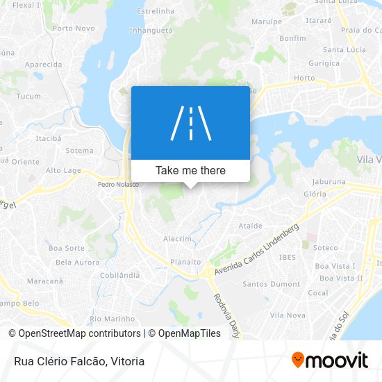 Rua Clério Falcão map