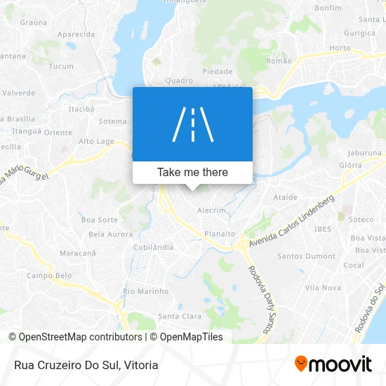 Rua Cruzeiro Do Sul map